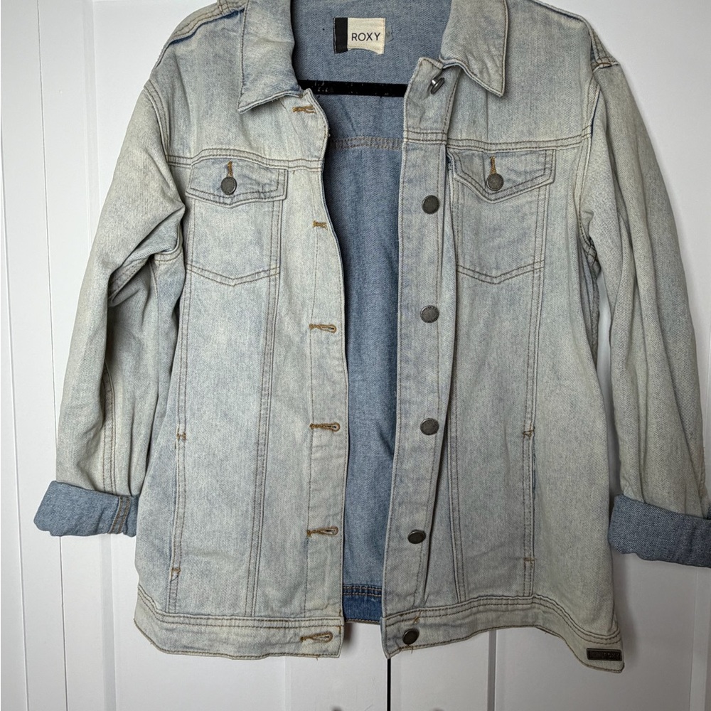 Roxy Women's Light Blue Denim Jacket